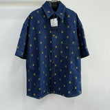 Shirt Blue & Yellow Monogram 2024