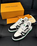 Sneakers White Black & Green 2024