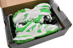 Track Sneakers White & Green