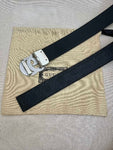 Belt Black Monogram & Silver New Buckle 2024