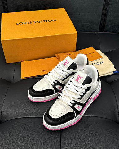 Sneakers White Black & Pink 2024