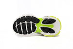 Track Sneakers White & Fluo