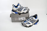 Track Sneakers White Grey & Blue