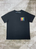 T-Shirt Drip Paint Style Black 2023