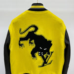 Bomber Yellow & Black Leather