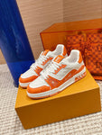 Sneakers White & Orange