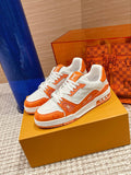 Sneakers White & Orange