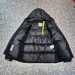 Down Jacket Black & Black Logo