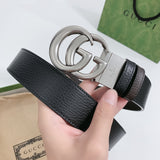 Belt Black Brown Reversible & Silver Buckle 2024