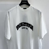 T-Shirt White Upside Down Embroidered Logo 2023