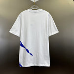 T-Shirt White & Blue Logo 2024