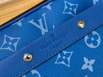 Shoulder Bag Blue Monogram 2024