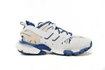 Track Sneakers White Blue & Cream