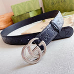 Belt Black Monogram & New Silver Buckle 2024