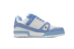 Sneakers Trainer Style Light Blue & White 2024