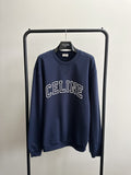 Crewneck Blue & White Logo 2024