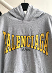 Hoodie Grey & Yellow Old Logo 2024