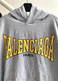 Hoodie Grey & Yellow Old Logo 2024