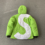 Green Down Jacket Big S