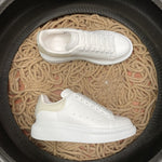 Sneakers White & Rubber Style Back Cream 2024