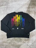 Crewneck Black Drip Style 2023