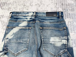 Jeans Blue & White Paint Style 2023