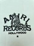 Hoodie White & Records Logo 2023