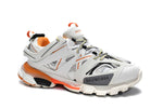 Track Sneakers White & Orange