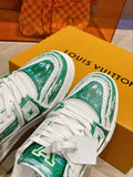 Sneakers White & Green Paint 2023