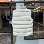 Gilet White & Leather Details 2024