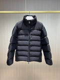 Down Jacket Black & Vertical Side Logo 2024