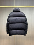 Down Jacket Black & Vertical Side Logo 2024