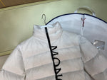 Down Jacket White & Vertical Side Logo 2024