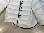 Down Jacket White & Vertical Side Logo 2024