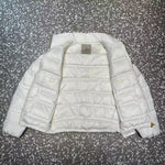 Down Jacket White & White Mini Logos 2024