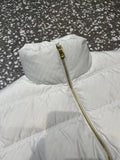 Down Jacket White & White Mini Logos 2024