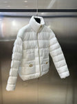 Down Jacket White & White Mini Logos 2024