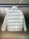 Down Jacket White & White Mini Logos 2024