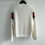 Crewneck White & Flames Logo 2024