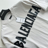 T-Shirt Tape Style Light Grey & Black 2024