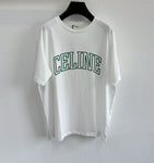 T-Shirt White & Green Logo 2024