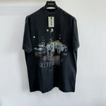 T-Shirt City View Black Old Style 2024