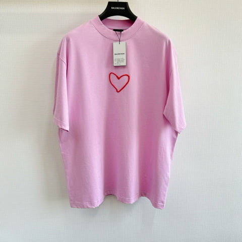 T-Shirt Pink Front & Shoulders Logo 2024