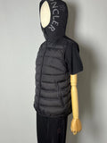 Gilet Black & Hood Side Logo 2024