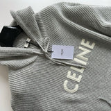 Hoodie Grey Heavy Style & Embroidered Logo 2024