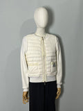 Jacket Sweater Style White & Front Pockets 2024