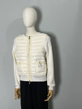 Jacket Sweater Style White & Front Pockets 2024