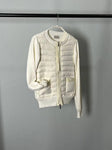 Jacket Sweater Style White & Front Pockets 2024