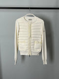 Jacket Sweater Style White & Front Pockets 2024