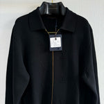 Jacket Zip-Up Black Monogram 2024